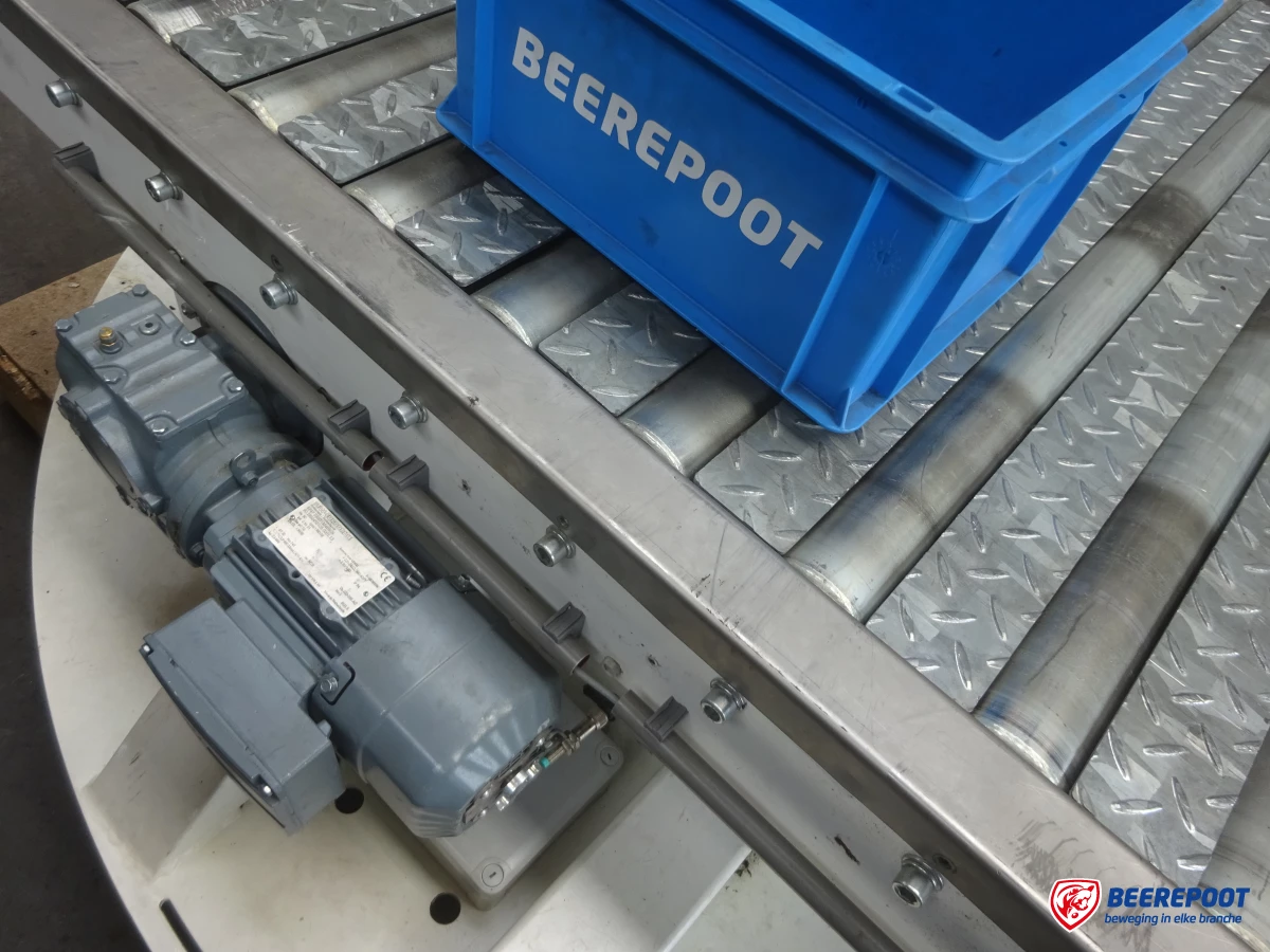 Roterende rollenbaanwissel